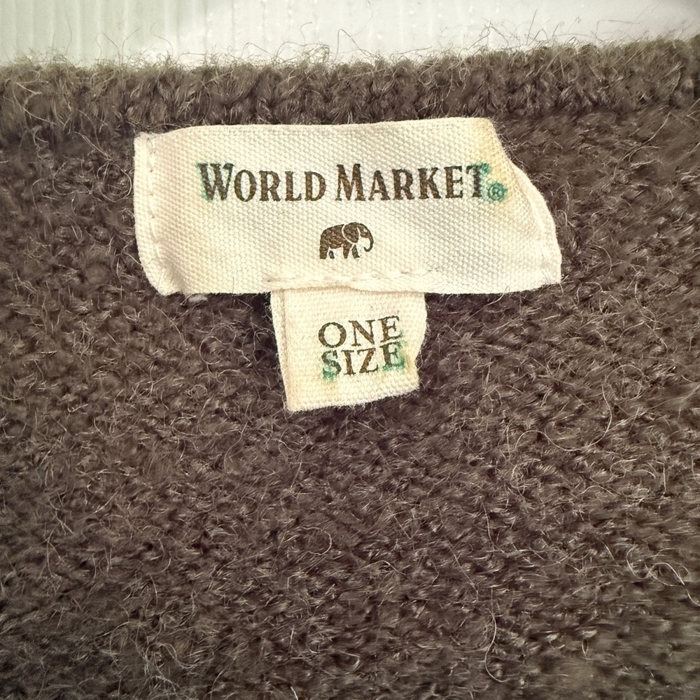 Moss Green Open-Front Women’s Sweater Cardigan - Picture 4 of 13